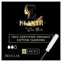 ELIXIR 100% ORGANIC COTTON TAMPONS (16ct)