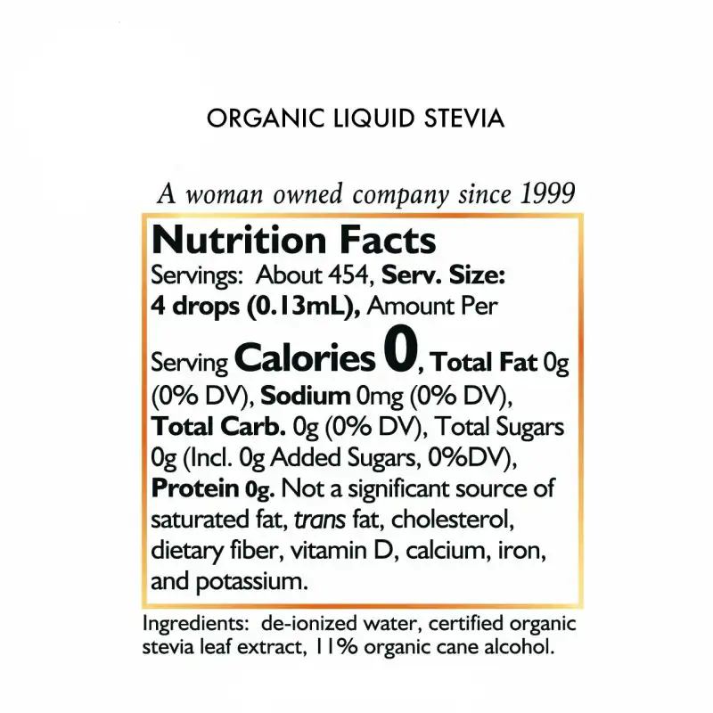 Stevia Liquide, 50 ml - Raab Vitalfood - Boutique en ligne